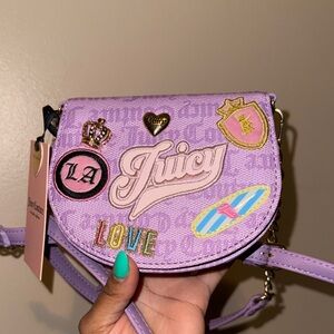 Juicy Run The World Mini Rounded Flap Bifold Crossbody Bag